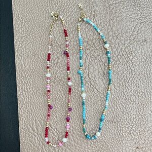 Colorful Beaded Necklace Set